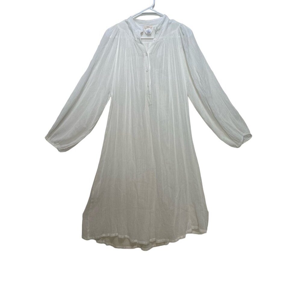Eberjey Coverup Kaftan Tunic Long Dress Womens Small Bamboo Cotton Beach Coastal